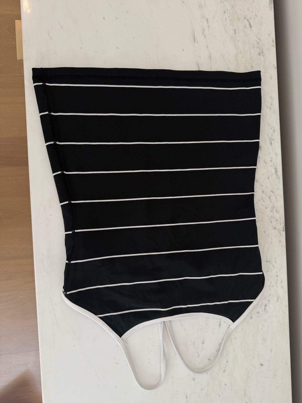 lululemon athletica Red Sports Tank, Black Pinstriped Tank & Shorts Set - Picture 2 of 7